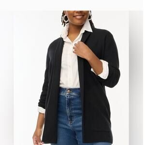NWT J. Crew Chelsea Sweater Blazer Black XS